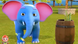 Ek Mota Hathi, एक मोटा हाथी, Hindi Nursery Rhymes and Baby Cartoon