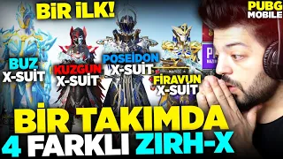 BİR İLK !! BİR TAKIMDA 4 FARKLI X ZIRHI OLURSA