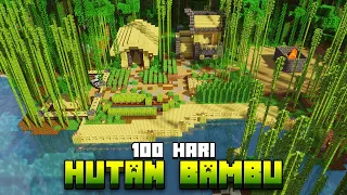 100 Hari Minecraft Hutan Bambu