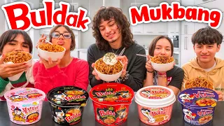 BULDAK NOODLE MUKBANG (GONE WILD)