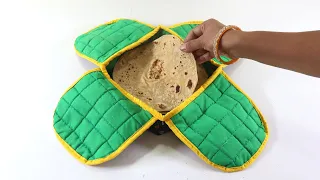 Chapati / Roti Warmer Pouch making at Home l Kitchen Hacks l Sonali's Creations