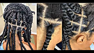 #529. BEST WAY TO HIDE THE RUBBER BAND ; LEEVEN HAIR , 12” PASSION TWIST WATER WAVE HAIR
