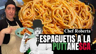 🛑 ESPAGUETIS a la PUTTANESCA 😱🍝 ¡El Plato LEGENDARIO que TIENES que Probar! 🇮🇹 De Chef Roberta
