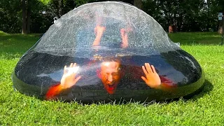 I Filled My Human Hamster Ball With Diet Coke And Mentos