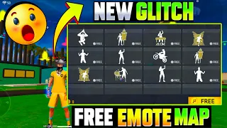 Tried Most Viral Trick  Free Fire 😲 free emote map code glitch 🤩 ROCK GAMING 07