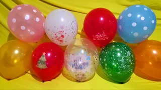 FUN PRINCESS ANNA FROZEN CHRISTMAS BALLOONS POP!!!