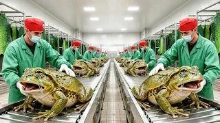 “Inside a Modern Frog Leather Factory: From Raw Hide to Luxury Products | Full Manufacturing Process
