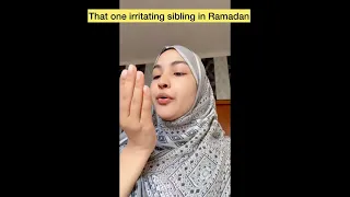 That irritating sibling in Ramadan 😂 #shorts #viral #explorepage #ramadan #viralvideo