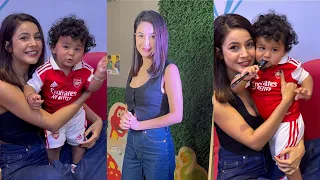 Shehnaaz Gill arrived at Bharti Singh don Gola Birthday celebration #shehnaazgill #gola #birthday