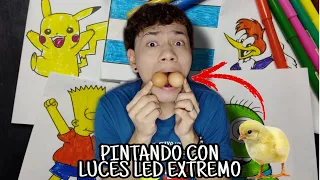 PINTANDO CON LUCES LED #1 + RETOS EXTREMOS