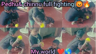 chinni maa& Pedhu maa ❤️🌎||full fighting 😡🔥||#villagelifestyle #villagevlog #viralvideo #hallilife