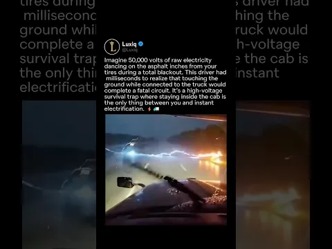50,000 Volts vs. One Split-Second Decision ⚡️🚛