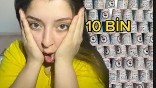 10 BİN TANE BARDAĞI ÜST ÜSTE KOYDUM😱