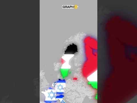 فلسطين ضد إسرائيل .. خريطة العالم تحكي دعم الدول لـ  Palestine vs Israel