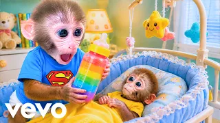 BonBon the Monkey Takes Care of a Little Monkey! A Special Fruit Milkshake Is Made ! BonBonVEVO