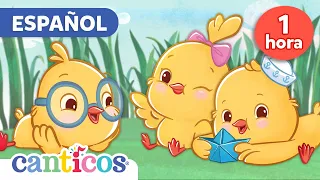 Los Pollitos Dicen Pio Pio + Mas Canciones Infantiles y Bilingual Nursery Rhymes | @canticosworld