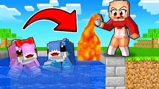 Construí la mejor piscina para mi bebé 🤯 en Minecraft