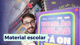 Material escolar 2024 - Recebidos da Disney Volta às aulas com Caderno Smart