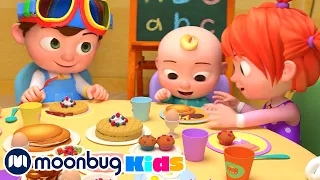 CoComelon - Lagu Sarapan | Kartun anak anak | Moonbug Kids Indonesia