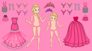 HOW TO MAKE JOINTED PAPER DOLL | DRESS UP