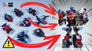 [FULL] How to Make Unofficial LEGO Transformers Optimus Prime Mech Tutorial SY Block 乐高 レゴ 레고 ЛЕГО