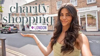 Charity Shopping in the MOST EXPENSIVE areas of London! Come Thrift Shopping with me!