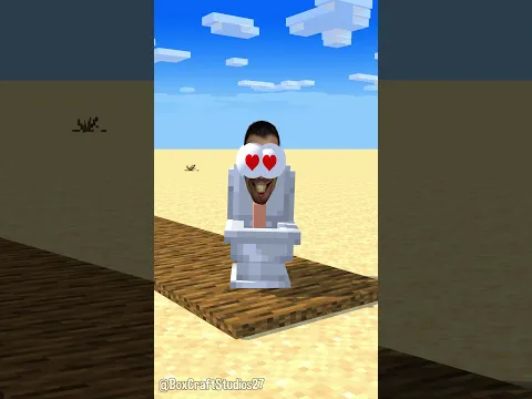 Help Baby Herobrine Draw SKIBIDI TOILET (Imagine Dragons) #minecraftshorts #bones #herobrine #fypシ