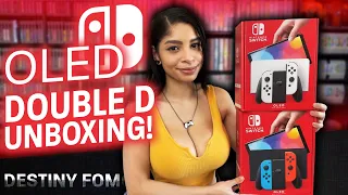 Nintendo Switch OLED Unboxing In New York 2021