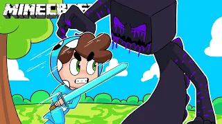 BEBE MILO vs REY ENDERMAN en MINECRAFT 💪 ¿Podrá derrotarlo?