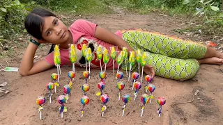 Part 73 Survival Skills SMART Ideas and USEFUL in Forest With Single Mom  Jungle Life