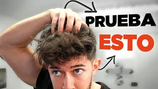 COMO RIZAR el PELO de hombre FACIL - De LACIO a RIZADO CHINO U ONDULADO