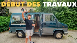 JE TRANSFORME UN CORBILLARD EN VAN (rouille, carrosserie, nettoyage)