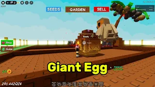 GIANT EGG IS BIG CAP | Grow a Garden