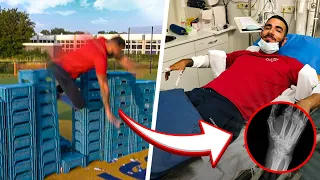IK BREEK BEIDE POLSEN!! CRATE CHALLENGE GAAT VOLLEDIG FOUT!
