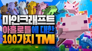 마인크래프트 아홀로틀에 대한 100가지 TMI #3 [블루위키]