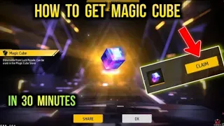 how to get free magic cube in 30 minute l freefire new magic cube trick