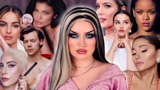 I tested EVERY celebrity makeup brand (in one video)