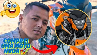 COMPREI UMA MOTO NOVA🚀