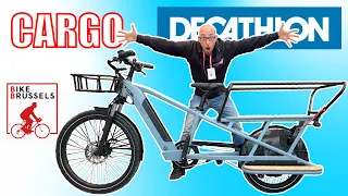 velo cargo electrique Decathlon r500e ! Il va faire fureur #velo #decathlon #cargo