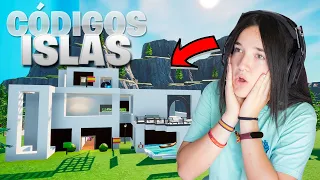 PUBLÍCO LOS CÓDIGOS DE MIS ISLAS DE FORTNITE 😮 PARA ROLEPLAY  💙💬💯
