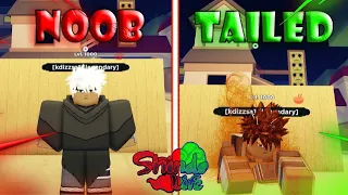 Shindo Life From Noob To Tailed Beast In One Video…