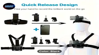 6pcs Action Camera & Mobile Accessory Kit! 😱 | All In One | Chest & Head Phone Holder | Unboxing 