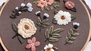 "The Awakening of flora" pattern/ embroidery for beginners