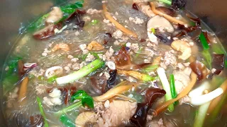 ต้มจืดวุ้นเส้นหมูสับแบบงานวัด งานบุญ l อร่อยพุง
