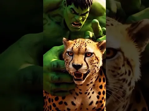 Jungle Ka Asli King 🐆💚 | Hulk vs Wild Animal | Emotional AI Story#youtubeshorts #shortvideo #shorts