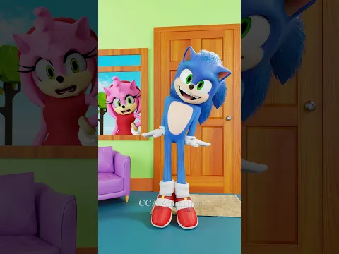 Sonic When Amy leaves 😂🤭 #sonic #sonicthehedgehog #funny #shorts