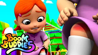 Canción de boo boo | Dibujos animados | Videos para bebes | Boom Buddies Español | Educación