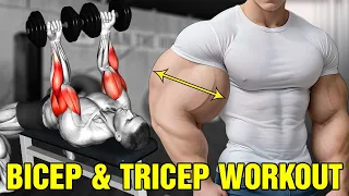 Full Biceps and Triceps Workout For Bigger Arms