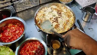 30 Egg ka biggest omelette in India | Rajeev Omelette Delhi | 1000 Rs
