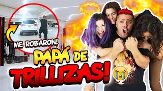 24 HORAS SIENDO PAPA DE TRILLIZAS LOCAS!  | Oso 🐻
